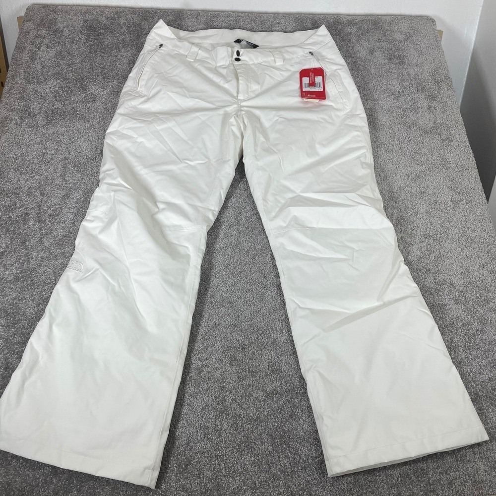 North Face Sally Pants Womens Extra Large Insulated Snow Pants White NWT